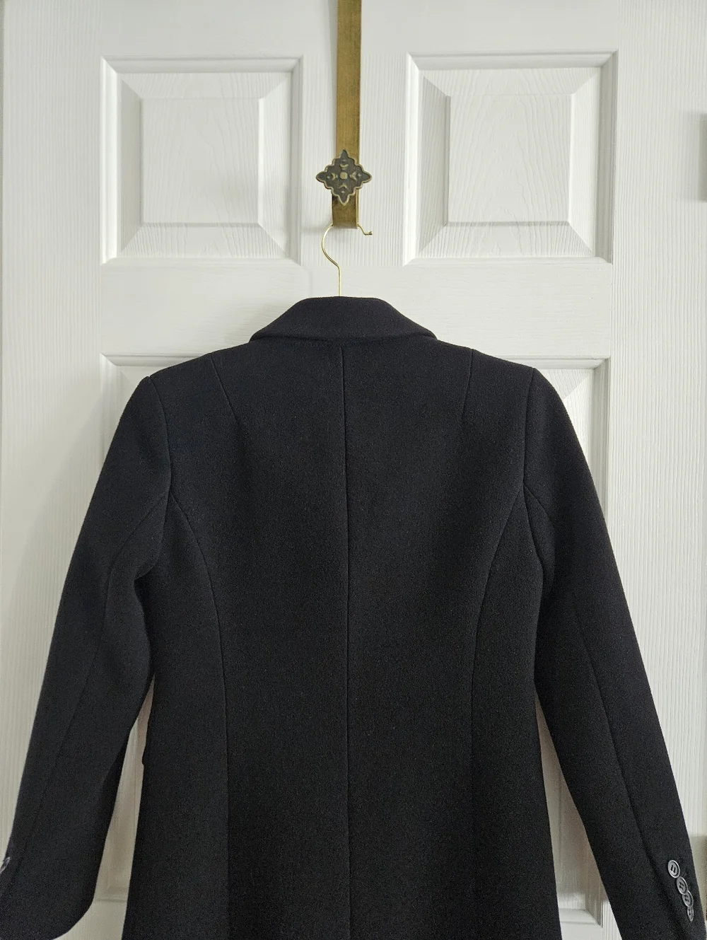 NWOT J.Crew Italian Wool And Cashmere Blend Single Breasted Pea Coat - Picture 6 of 9